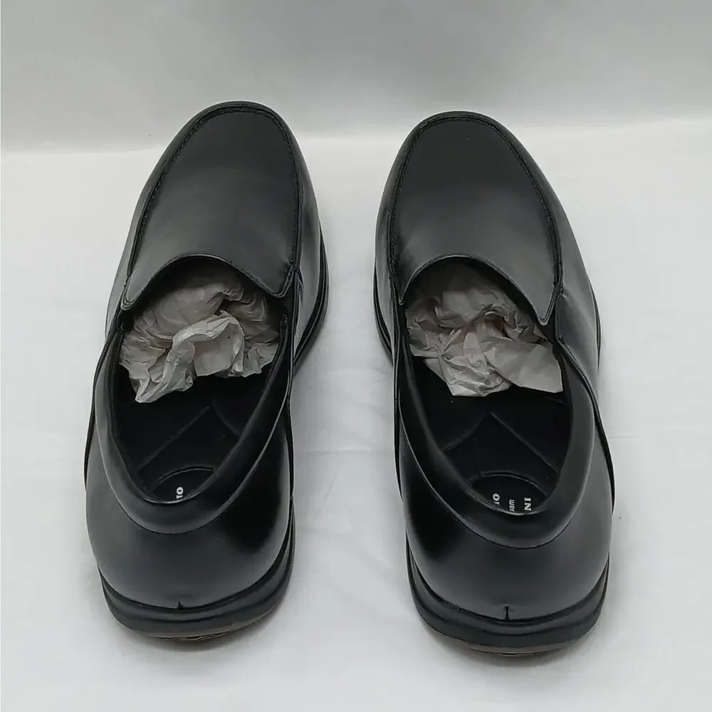 Giorgio Brutini Abrams Mens Dress Shoes 9.5 Black Leather Slip On Memory Foam - Picture 5 of 11